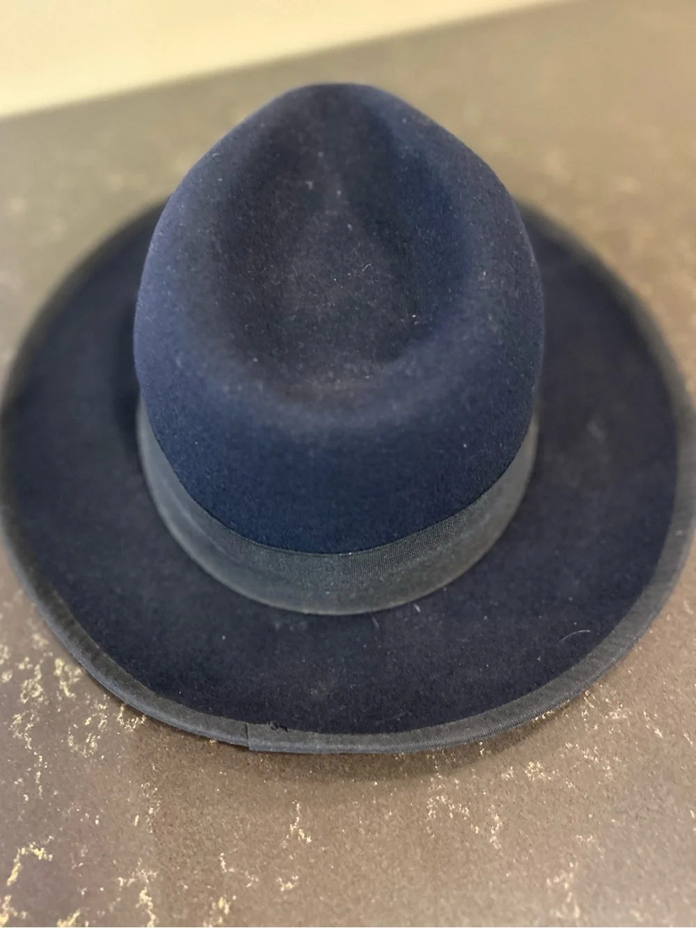 & Other Stories 100% Wool Navy Fedora